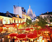 Рестораны Парижа на Монмартре